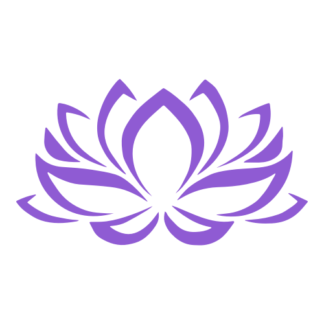 Lotus Flower Decal (Lavender)